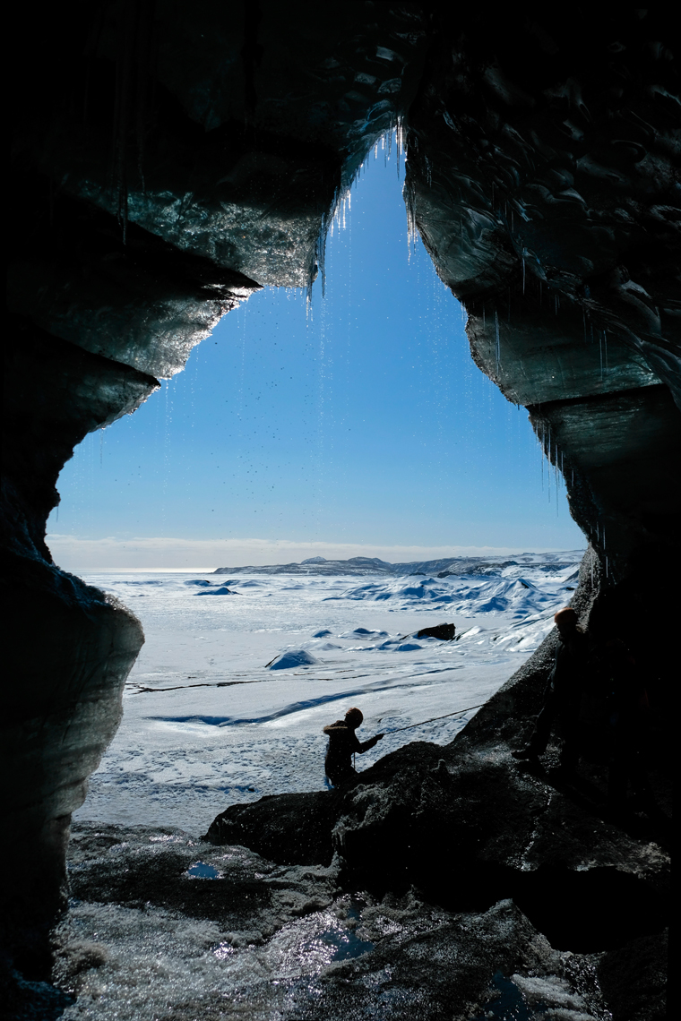 Ice Cave, Myrdalsjokull Glacier, Iceland